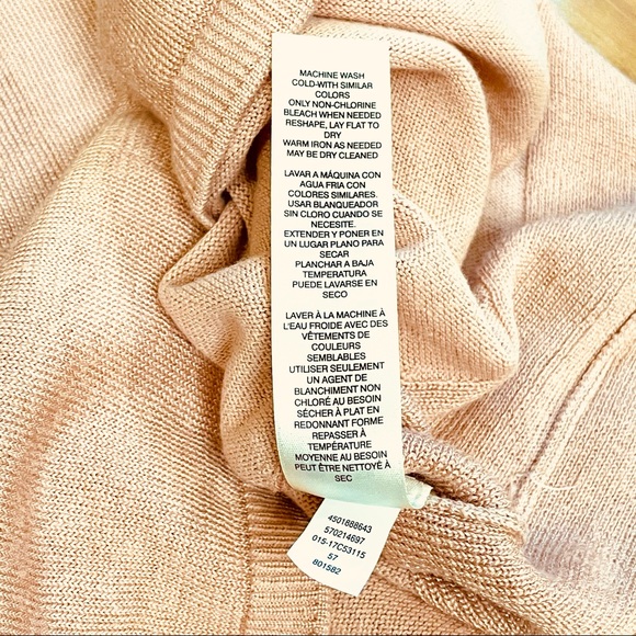 Chico's 3/4 Sleeve Cutout Blouse Light Pink M/8 - Picture 8 of 12